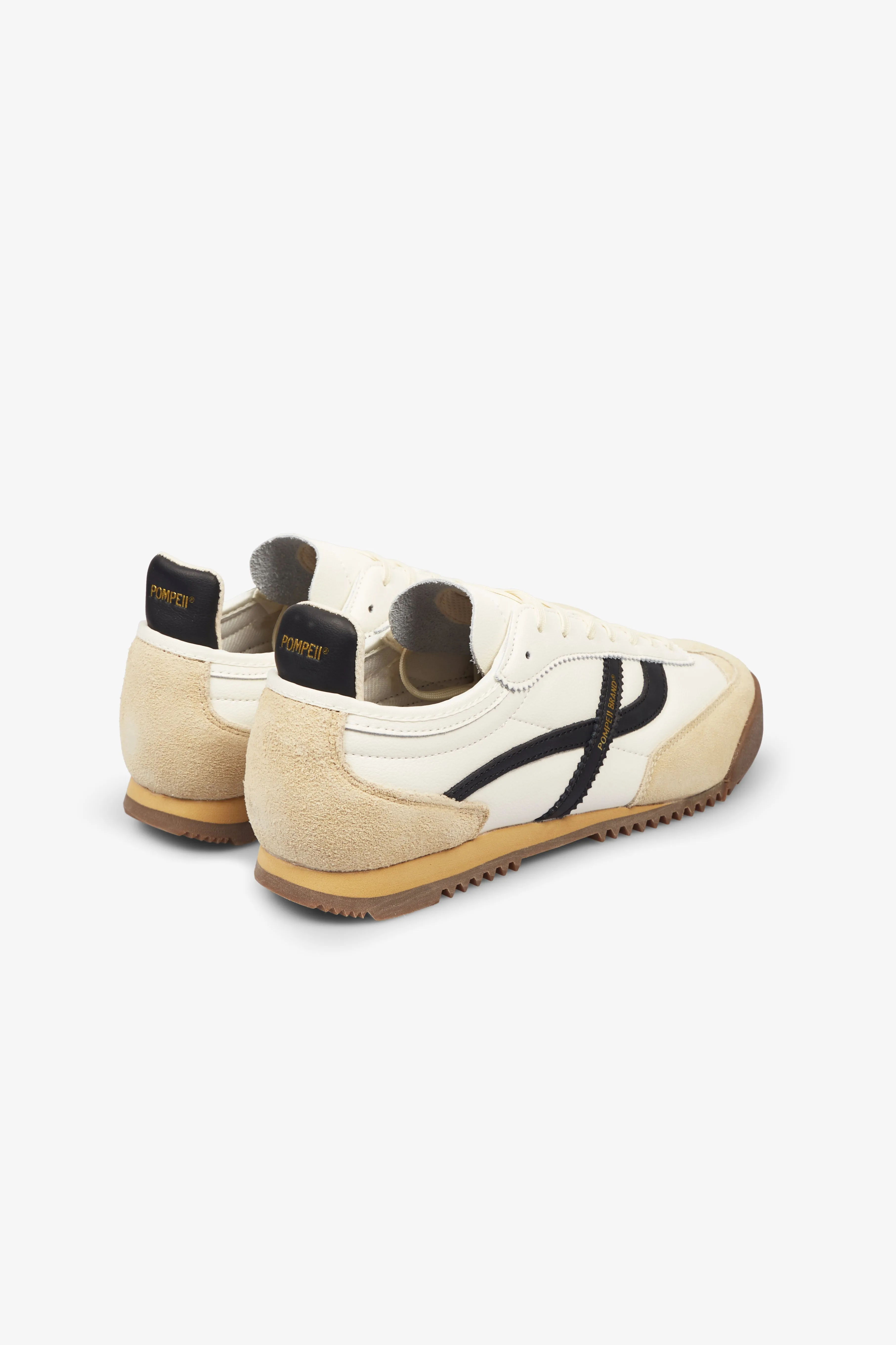 POMPEII BRAND | KITE LEATHER ECRU BLACK