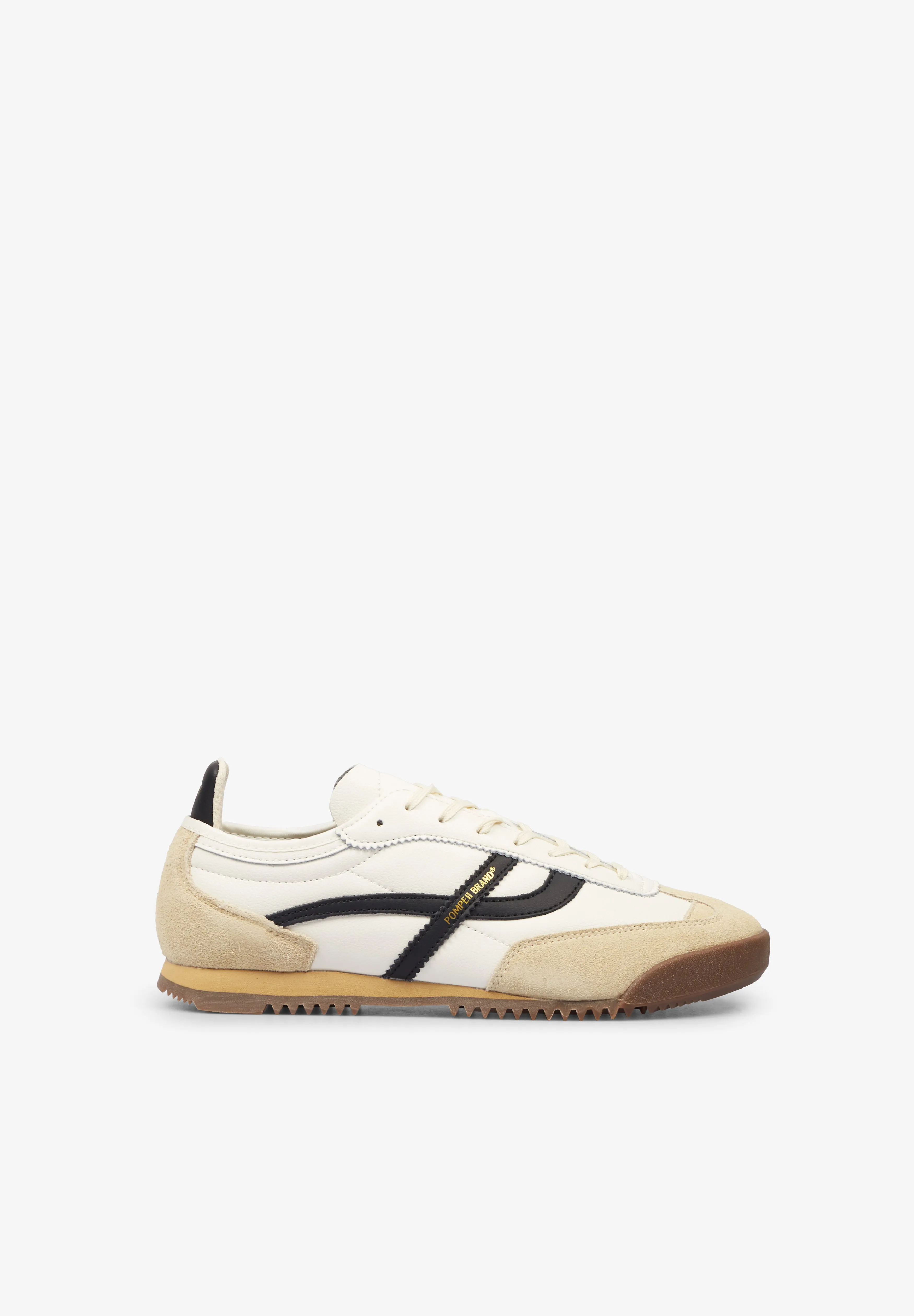 POMPEII BRAND | KITE LEATHER ECRU BLACK