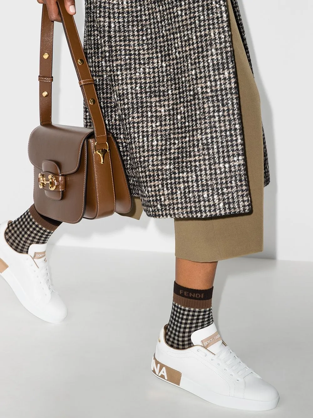 Portofino leather sneakers