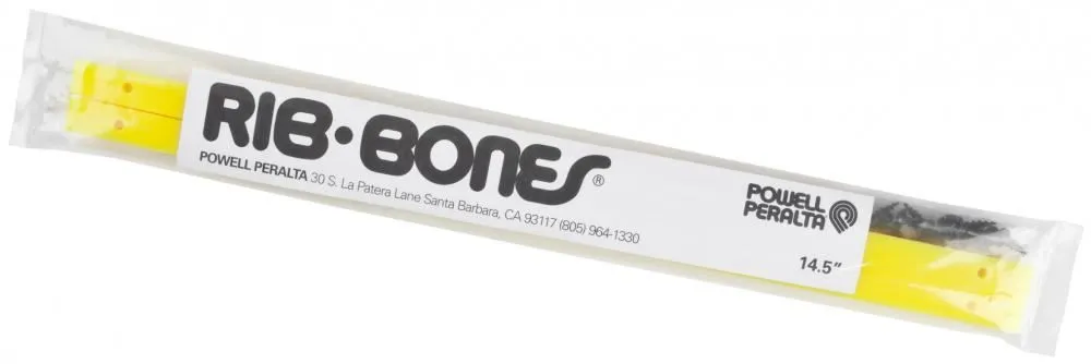 Powell Peralta Rib Bones Skateboard Rails - Yellow - 14.5"
