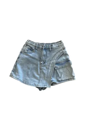 “Rainbow” Denim Skort