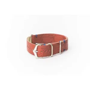 Red Alligator Military Watch Strap