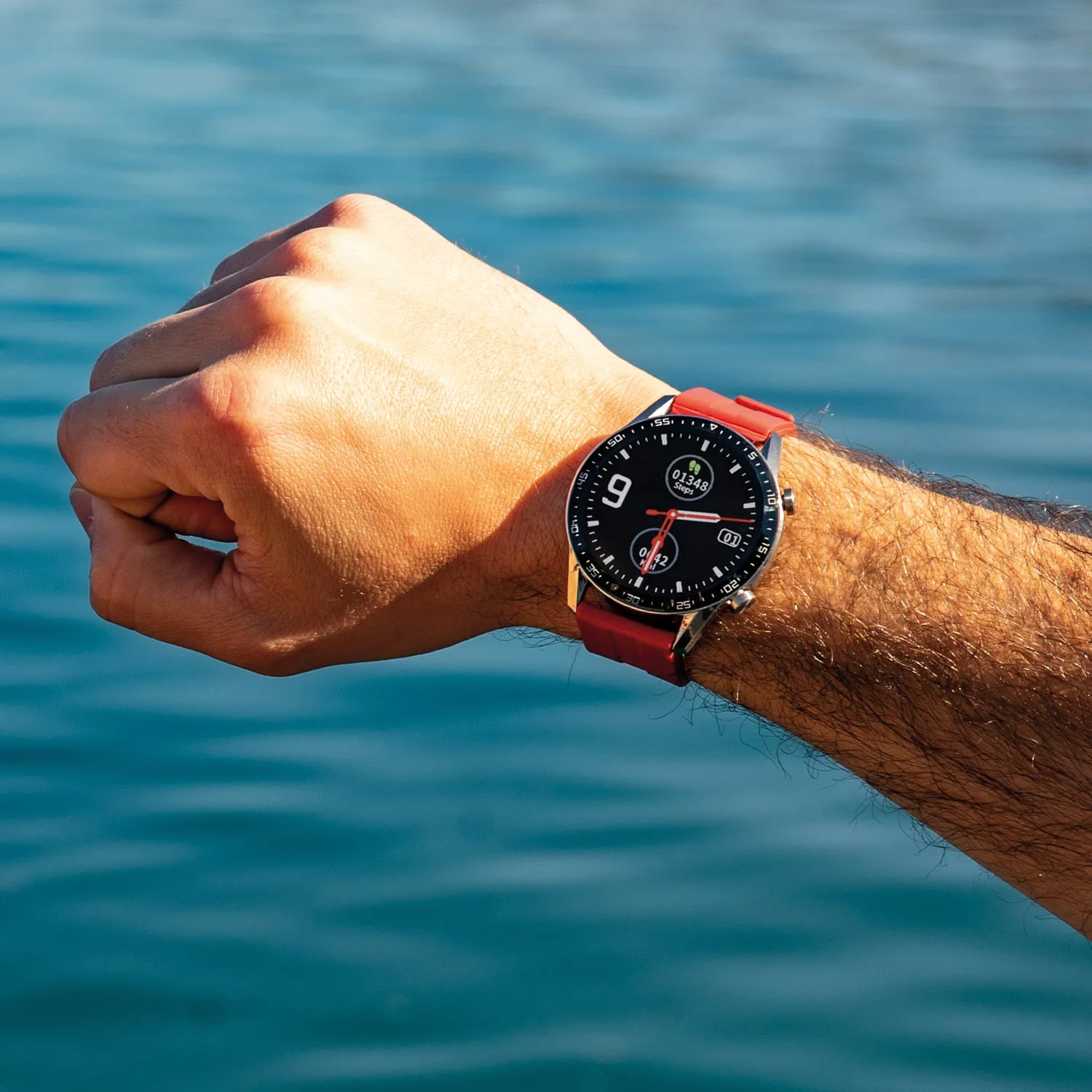 Reloj Smartwatch Lhotse RD9 Dark Silver Negro