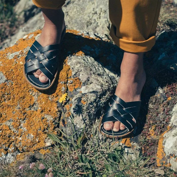 Salt Water Sandalen «RETRO SLIDES» Black