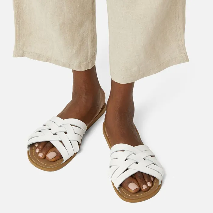 Salt Water Sandalen «RETRO SLIDES» White
