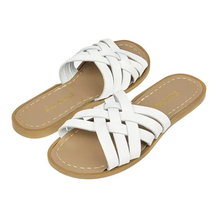 Salt Water Sandalen «RETRO SLIDES» White