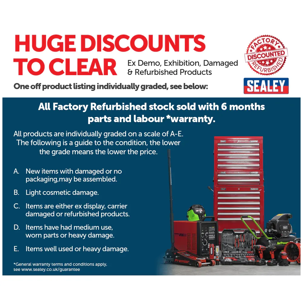 Sealey 12 Drawer Rollcab with Ball-Bearing Slides - Red - B