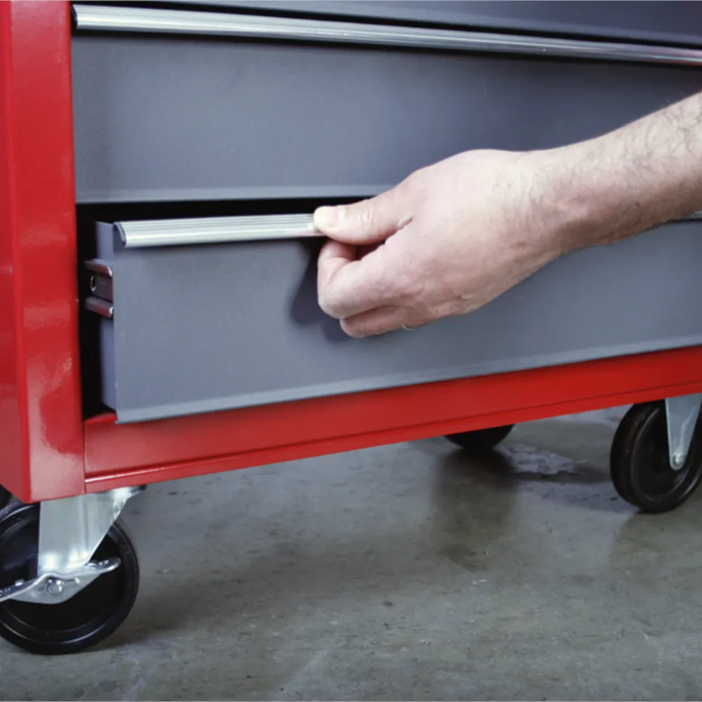 Sealey 5 Drawer Rollcab with Ball-Bearing Slides - Red/Grey - D