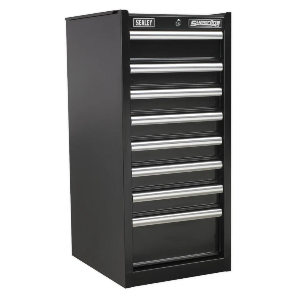 Sealey 8 Drawer Hang-On Chest with Ball-Bearing Slides - Black - B