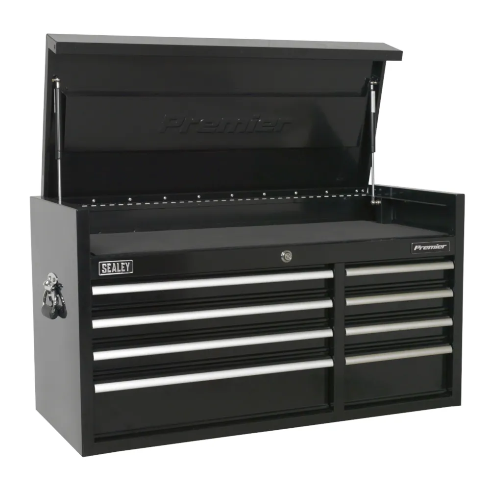 Sealey 8 Drawer Heavy-Duty Topchest 1040mm - Black - A