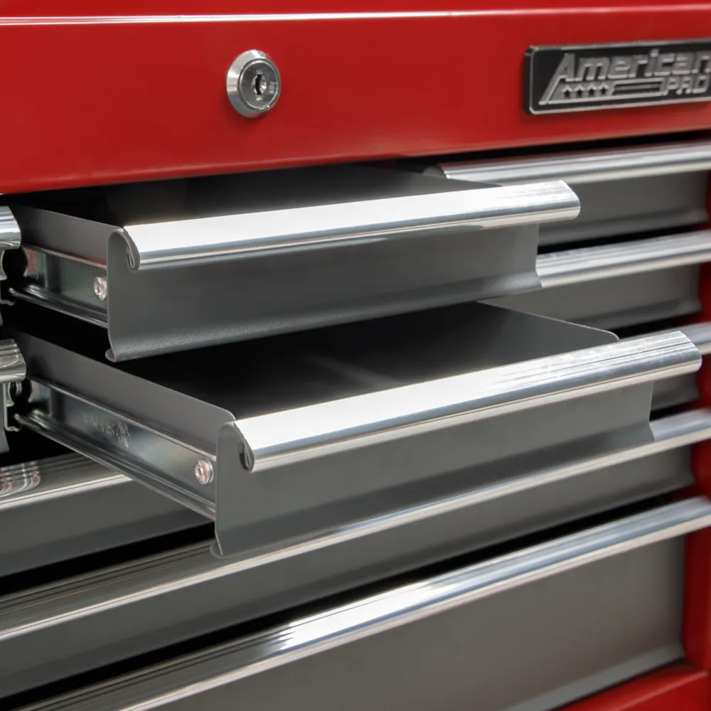 Sealey 9 Drawer Topchest with Ball Bearing Slides - Red/Grey - B