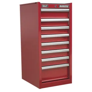 Sealey Superline Pro Hang-On Chest 8 Drawer with Ball-Bearing Slides - Red