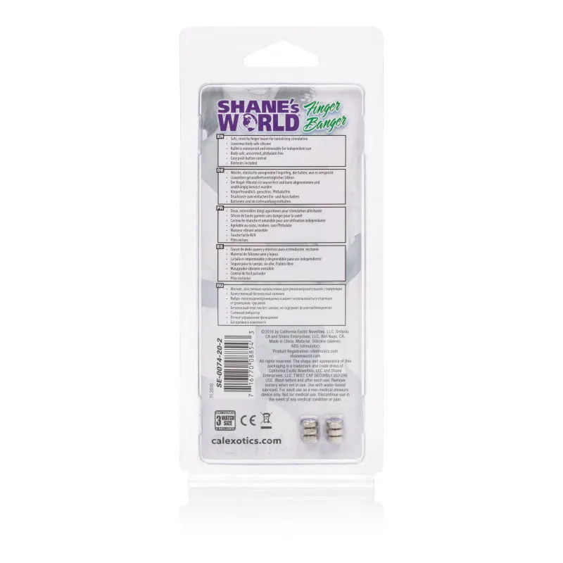 Shane's World Finger er - Purple