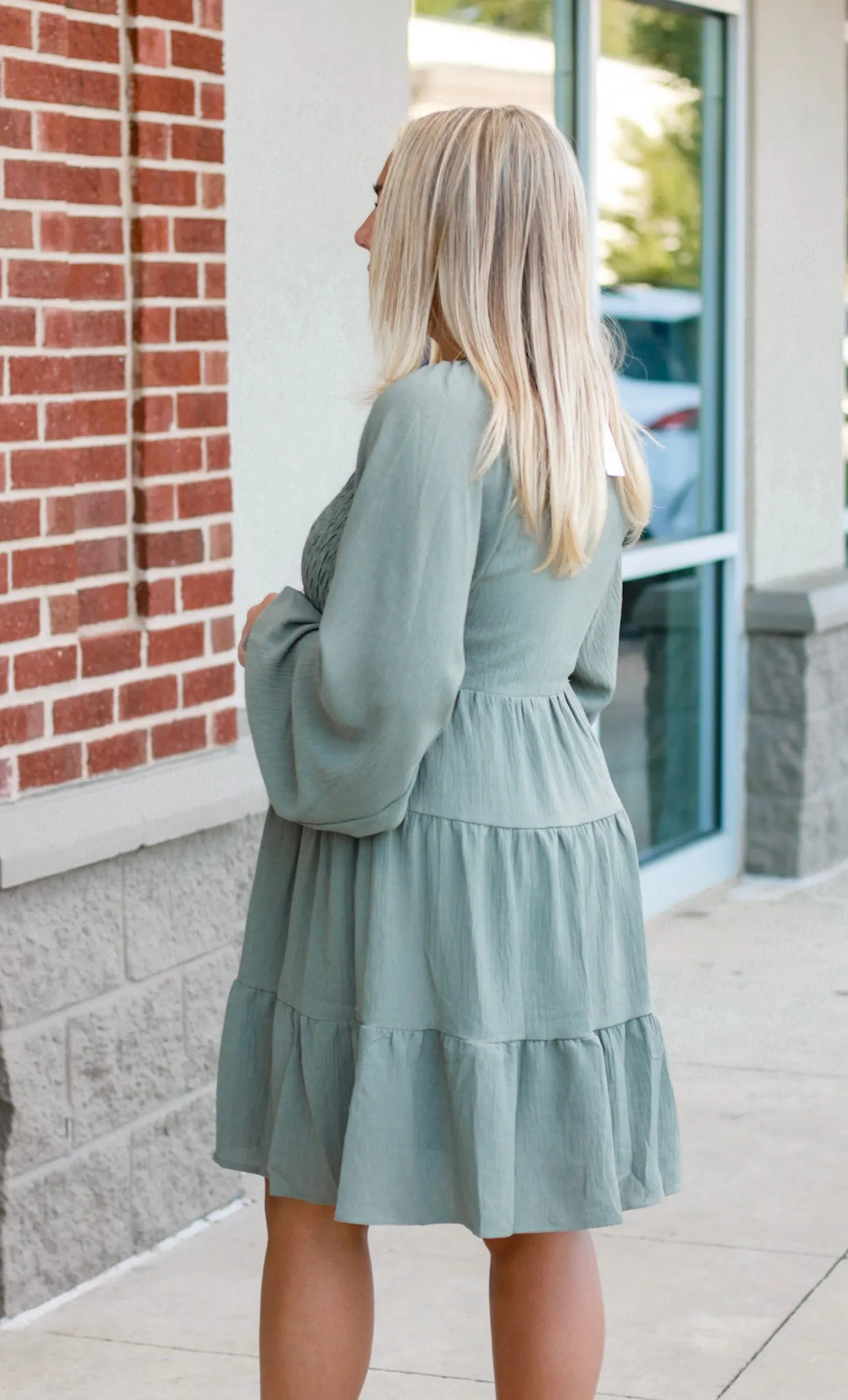 She's Sweet Olive Dress