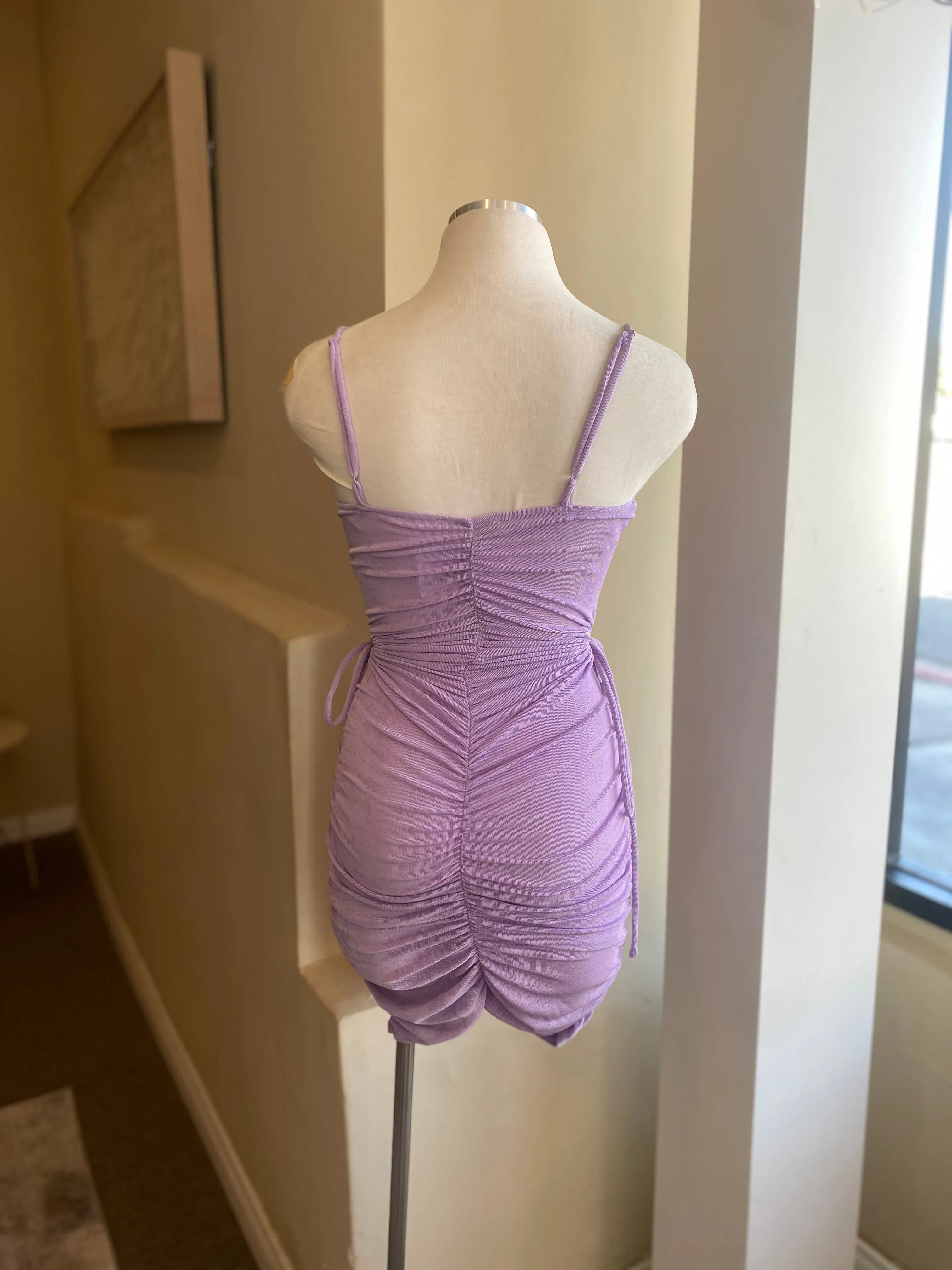 Side Out Scrunge Dress FINAL SALE