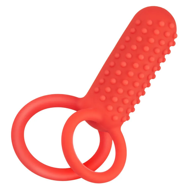 Silicone Rechargeable Vertical Dual  - Red