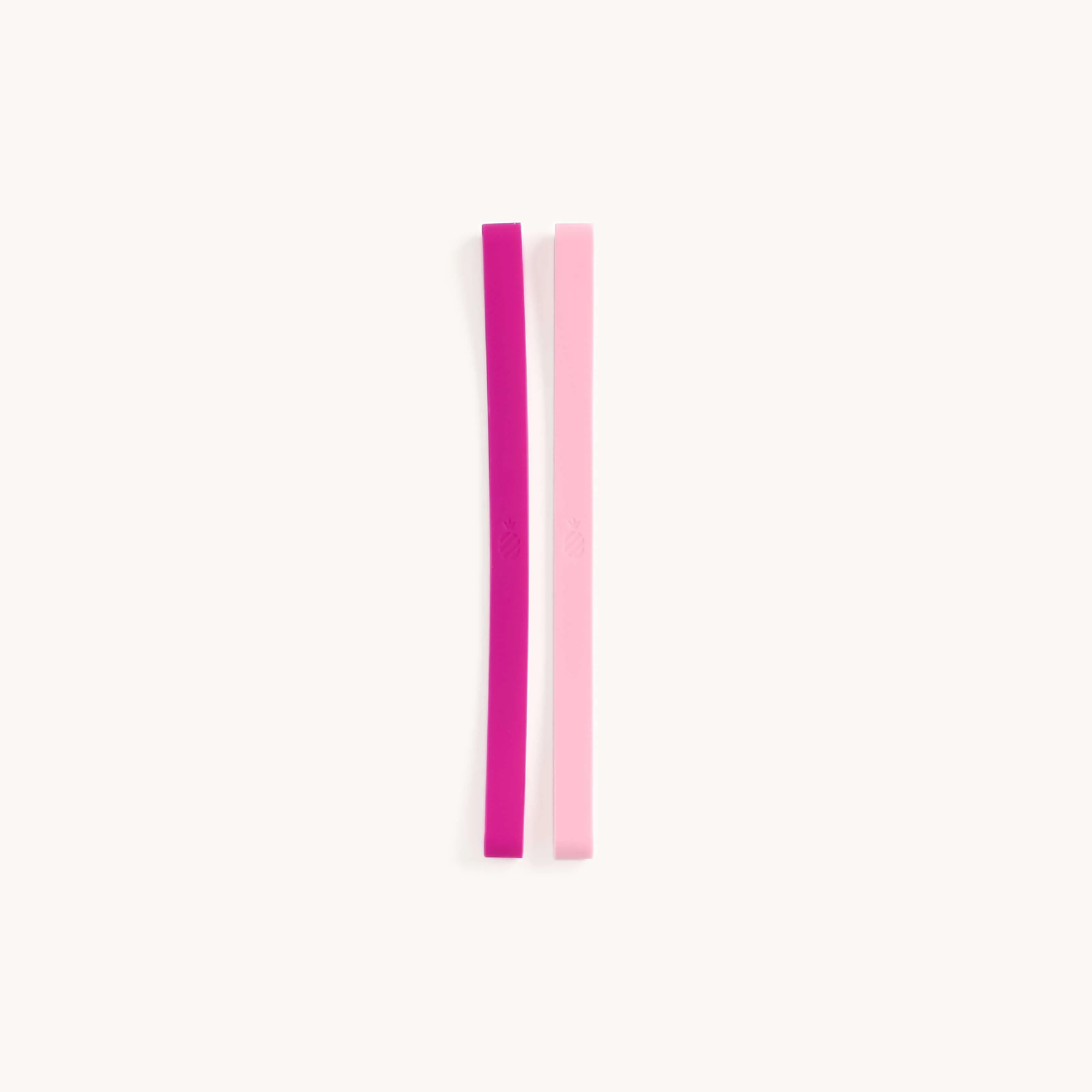 Small Stretchy Band Set - Blush & Raspberry