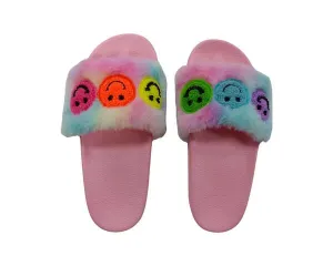 SMILEY FACE FUR SLIDES