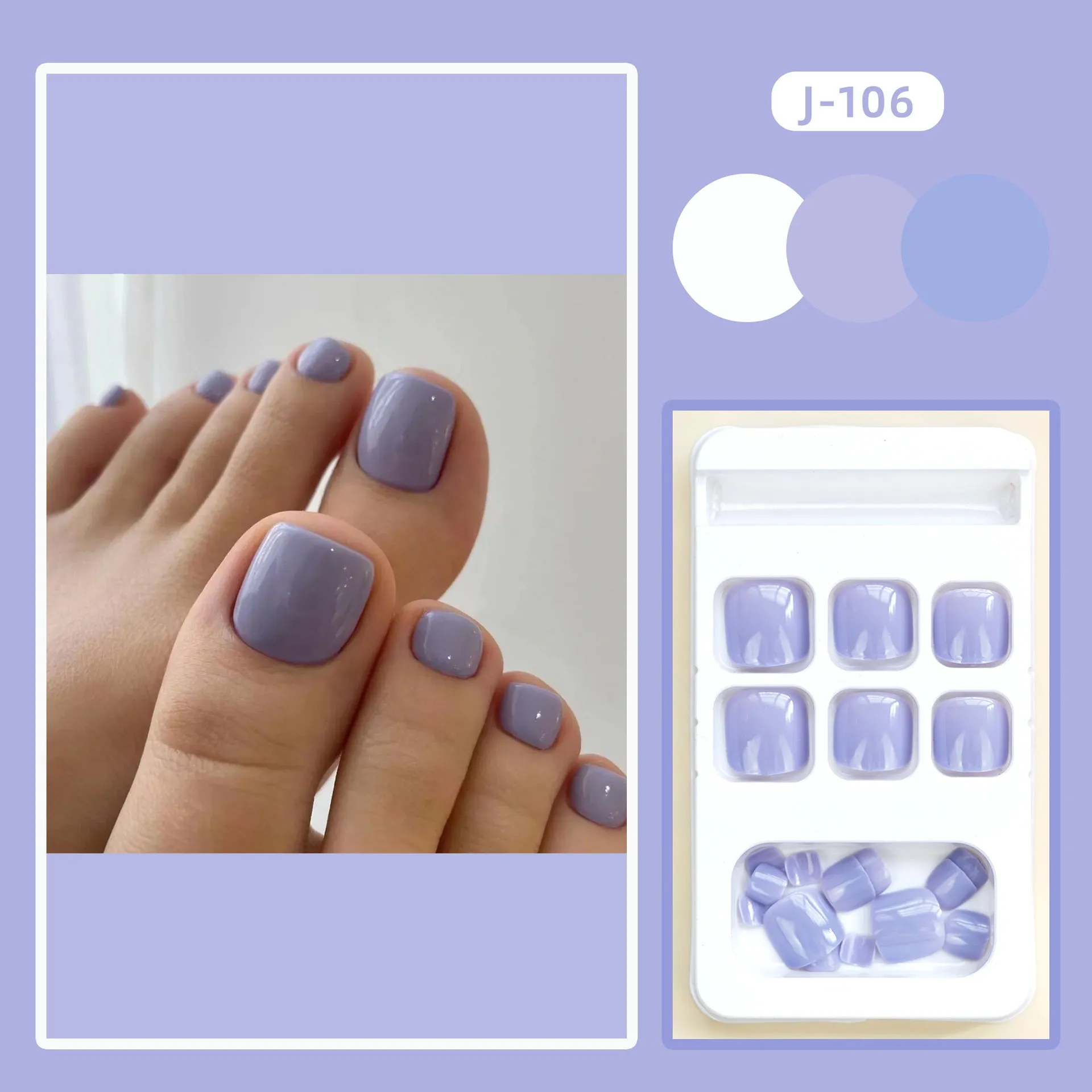 Square Toe Haze Purple
