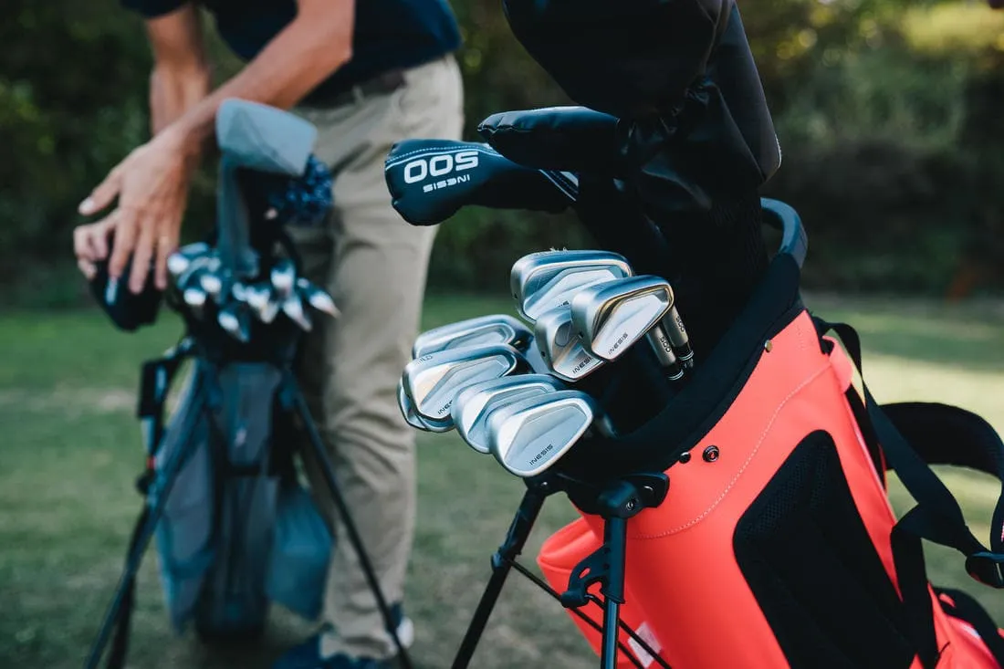 Série fers golf gaucher taille 1 vitesse lente - INESIS 500