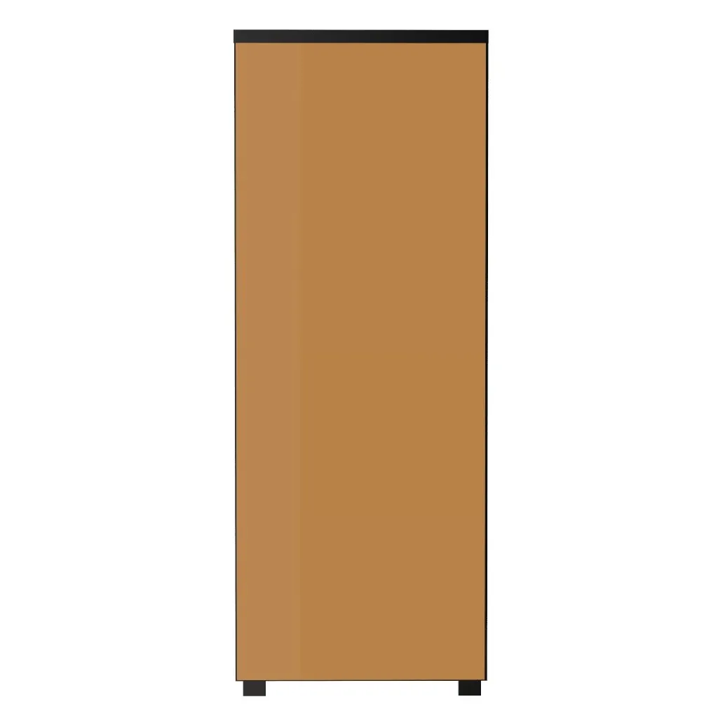 Standing Bureau - 7 drawer - Aria - Java and white