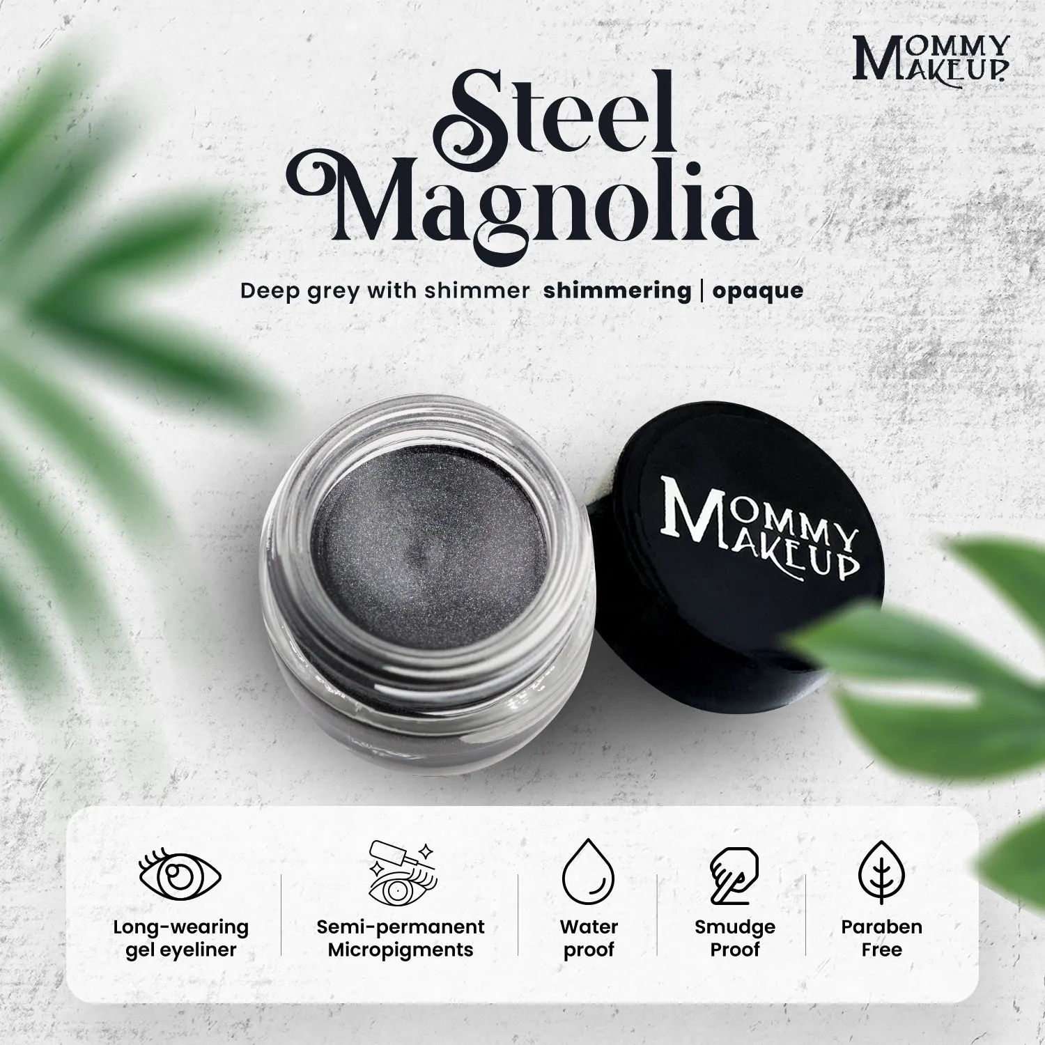Stay Put Waterproof Gel Eyeliner w/ Micropigments - Steel Magnolia