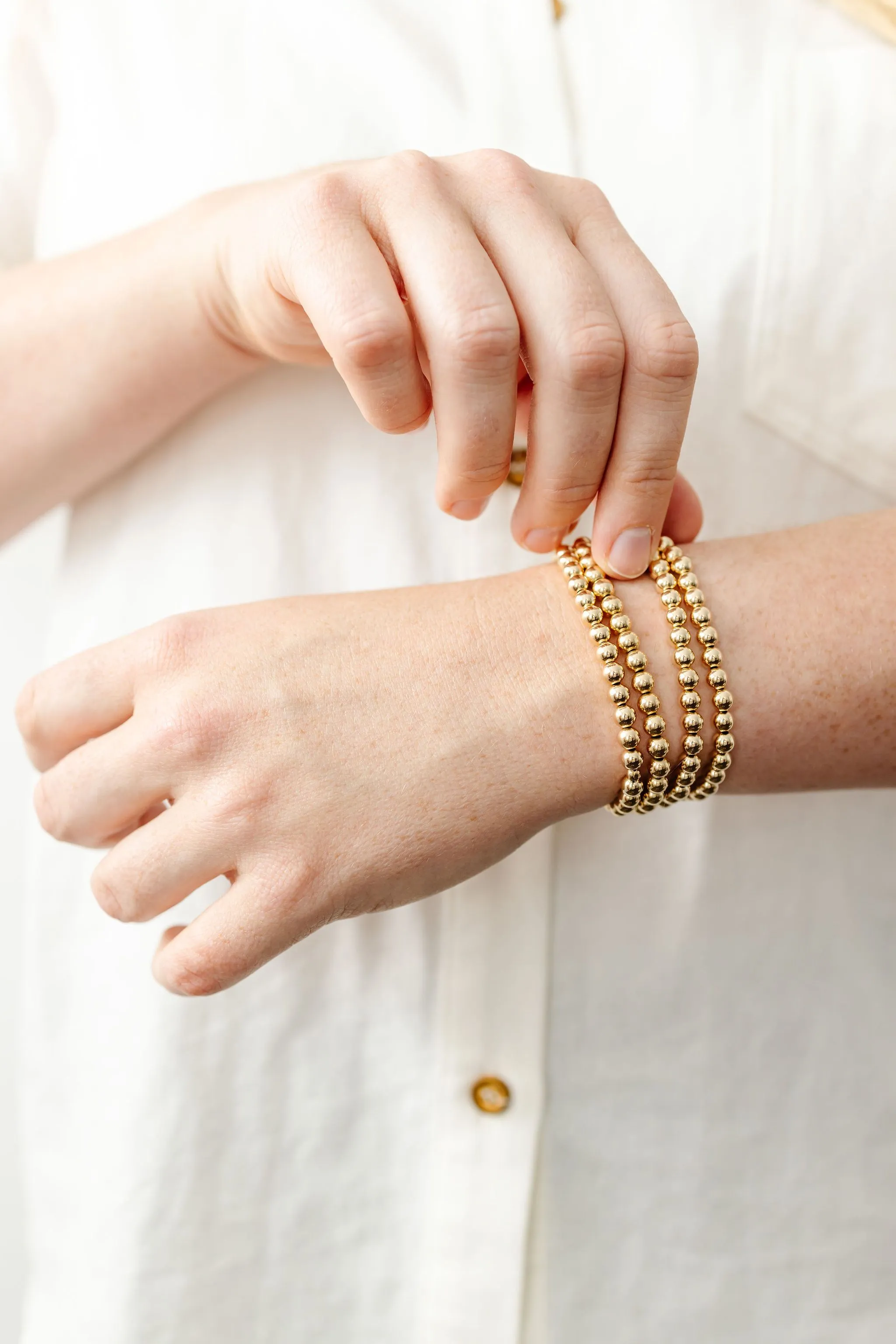 Stretchy Kindness Adult Bracelet Three-Pack (5MM beads)