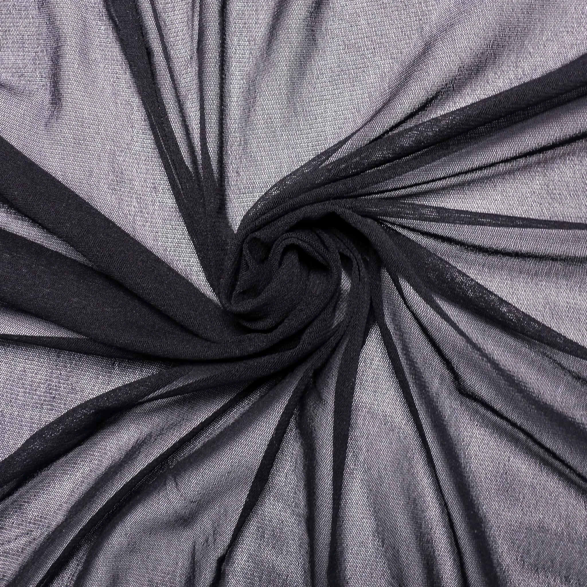 Stretchy Netting Fabric - Black, navy or off-white