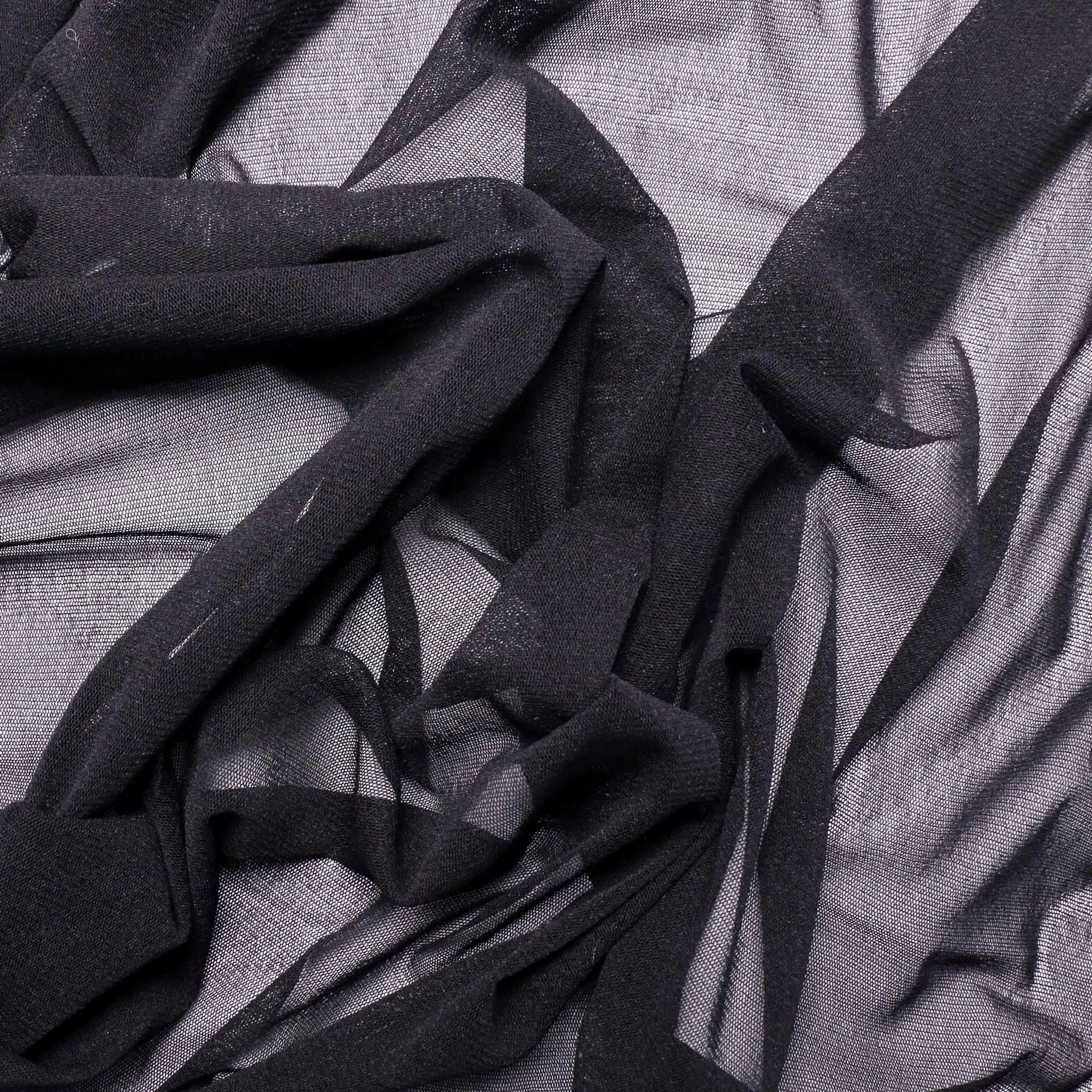 Stretchy Netting Fabric - Black, navy or off-white