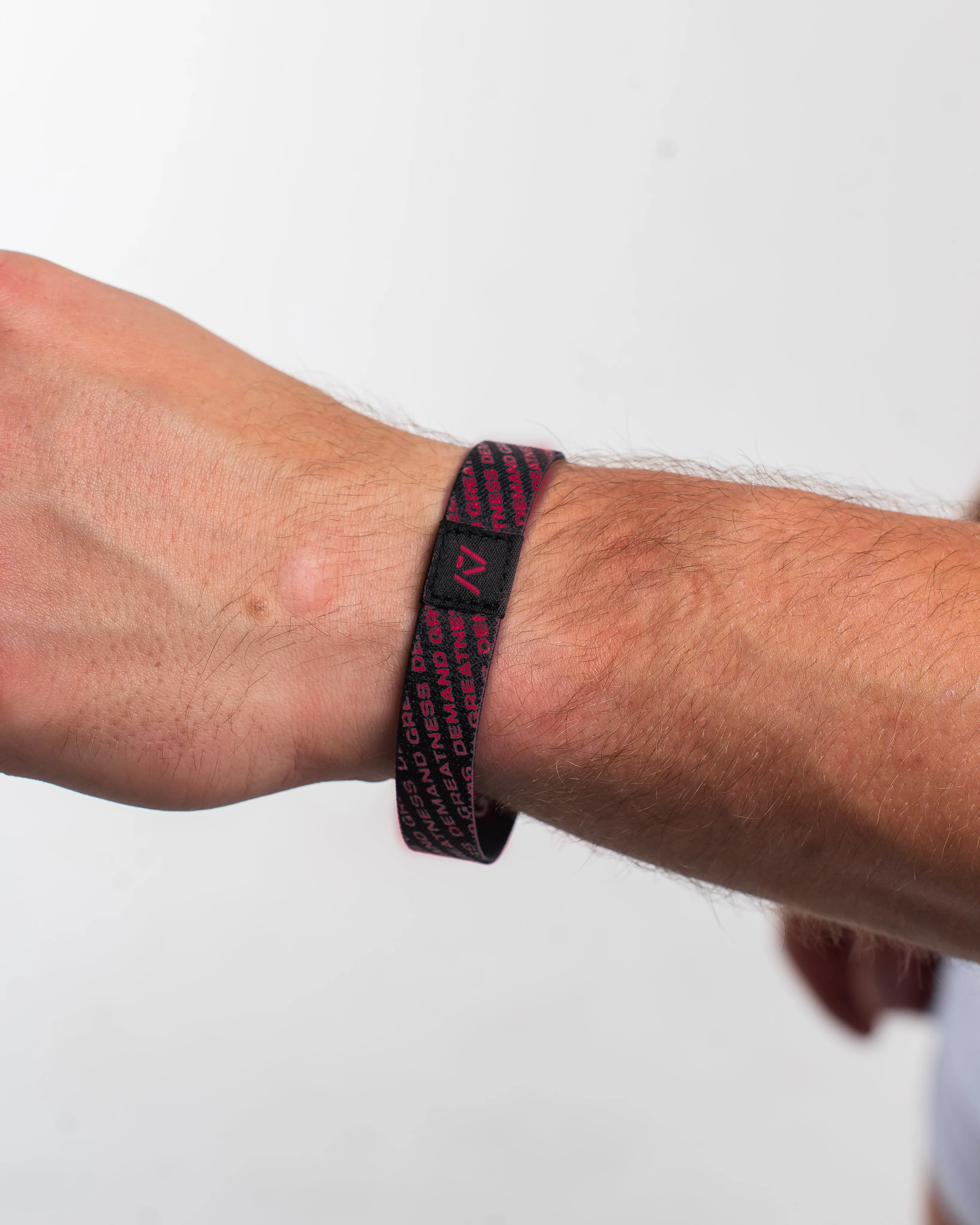 Stretchy Wristband - I am A7 I Demand Greatness - Red Dawn