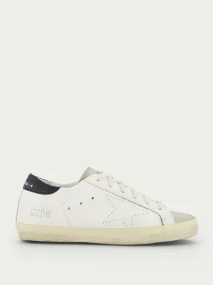 Super-Star Distressed Lace-Up Sneakers