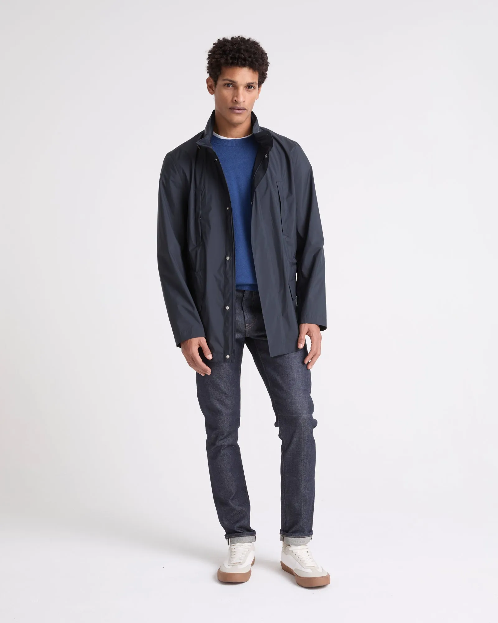Technical fabric overshirt