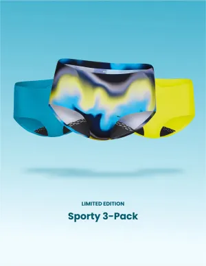 Teen Leakproof UltraThin No-Show Boyshort 3-Pack - Kit