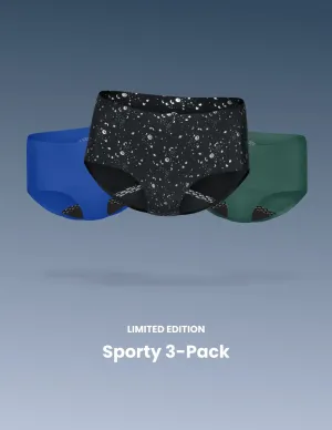 Teen Leakproof UltraThin No-Show Boyshort 3-Pack - Kit