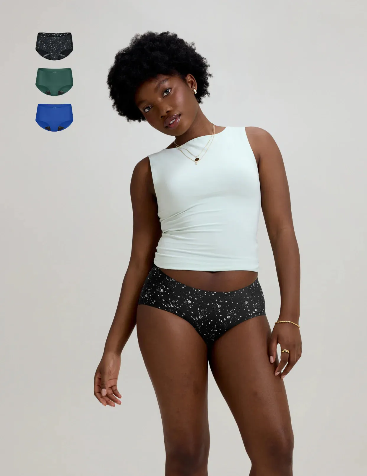 Teen Leakproof UltraThin No-Show Boyshort 3-Pack