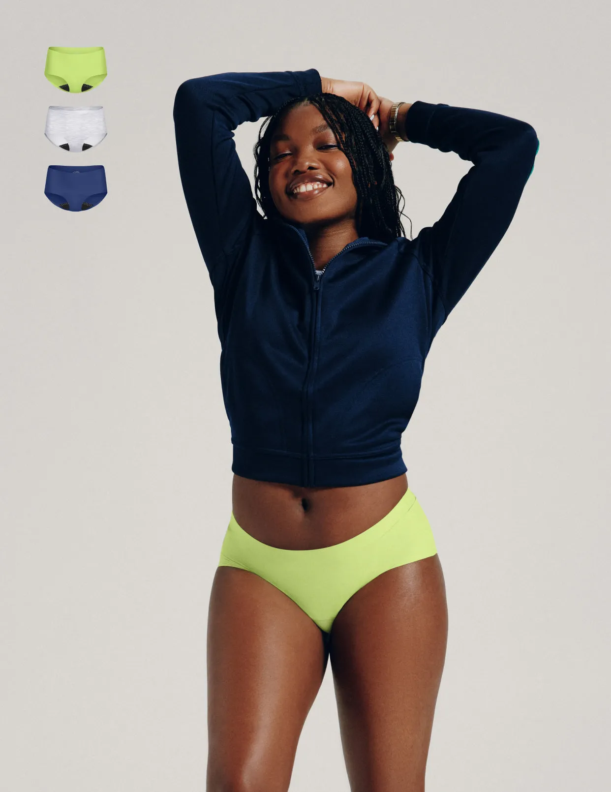 Teen Leakproof UltraThin No-Show Boyshort 3-Pack
