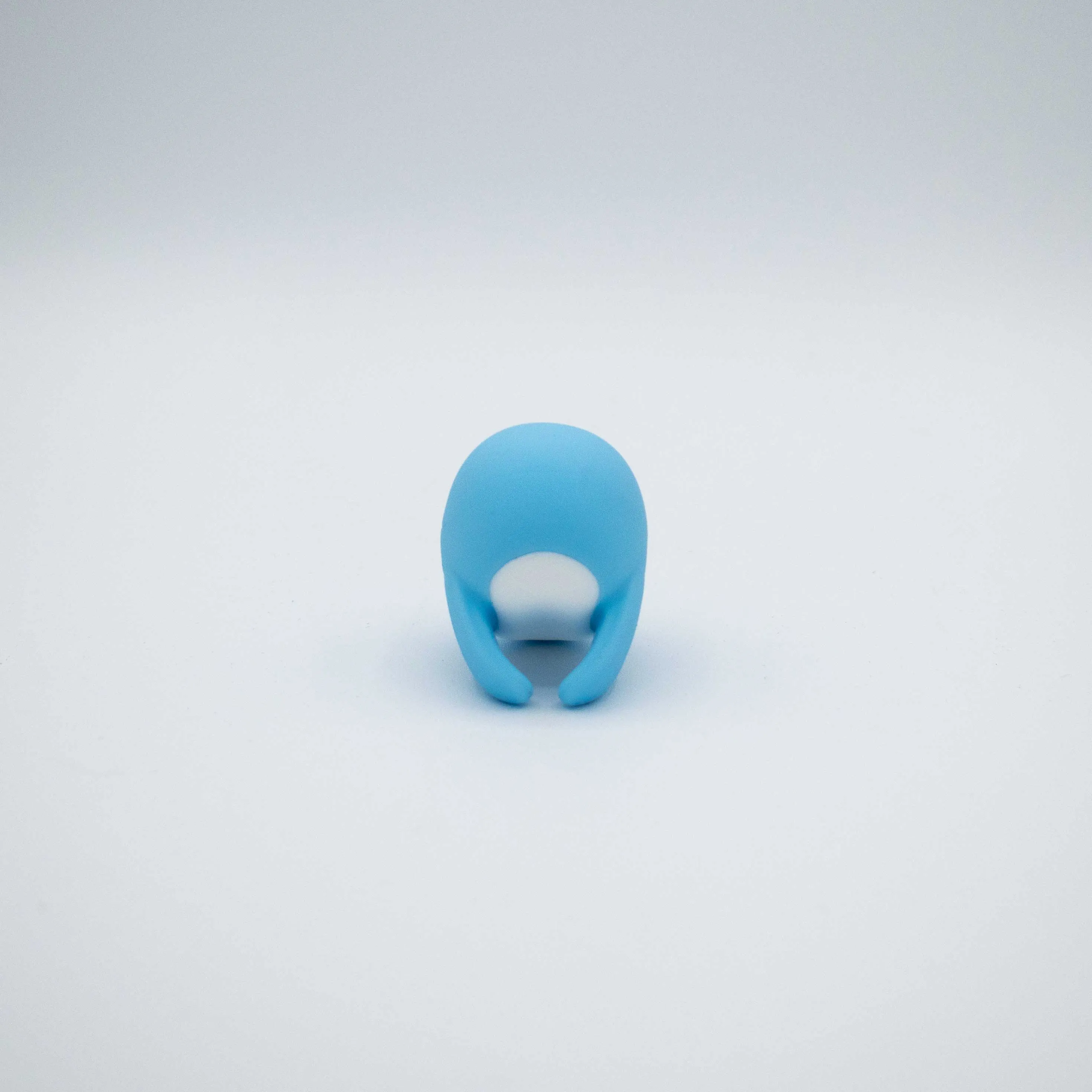 The Heavenly Humpback Finger Bullet Vibrator -  Blue