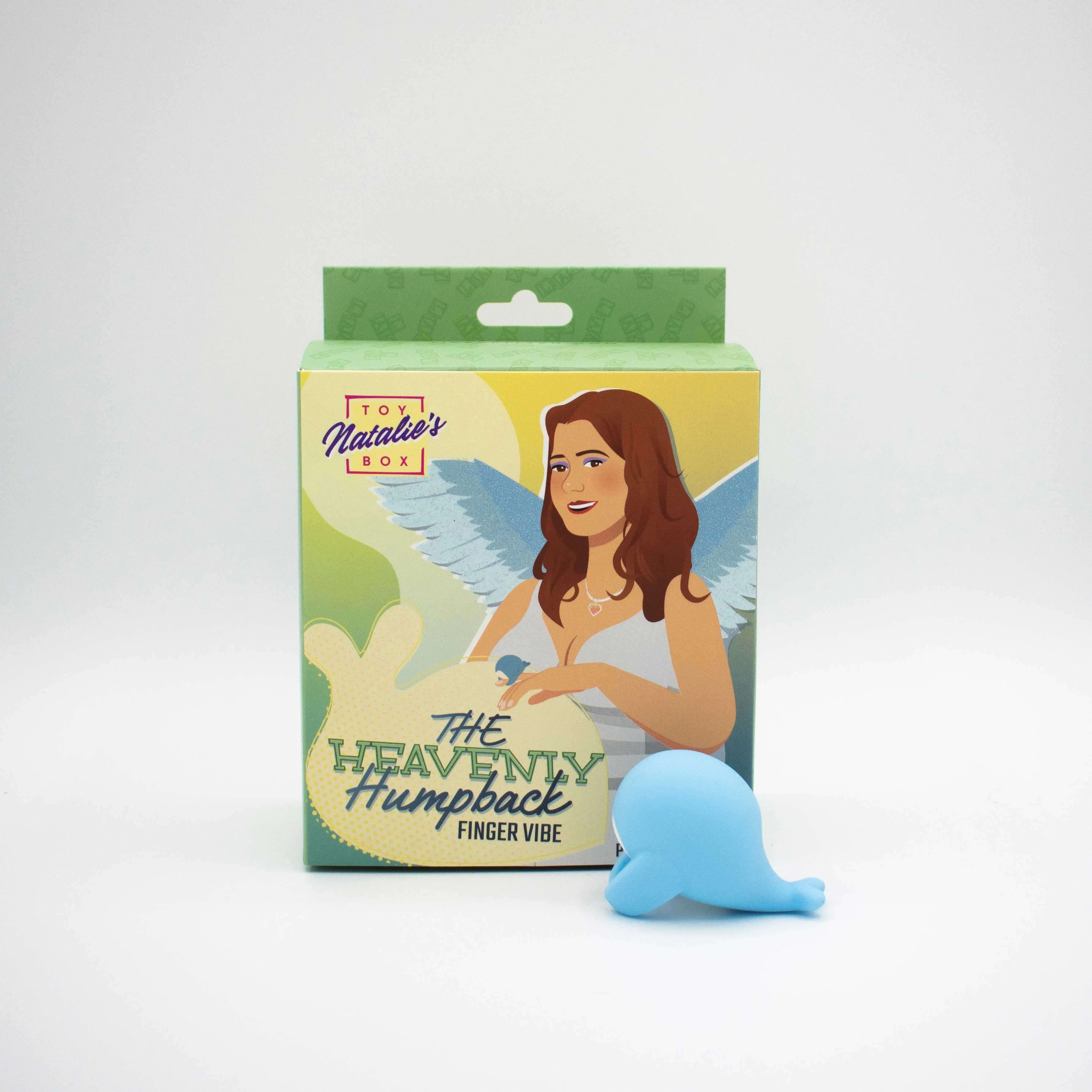 The Heavenly Humpback Finger Bullet Vibrator -  Blue