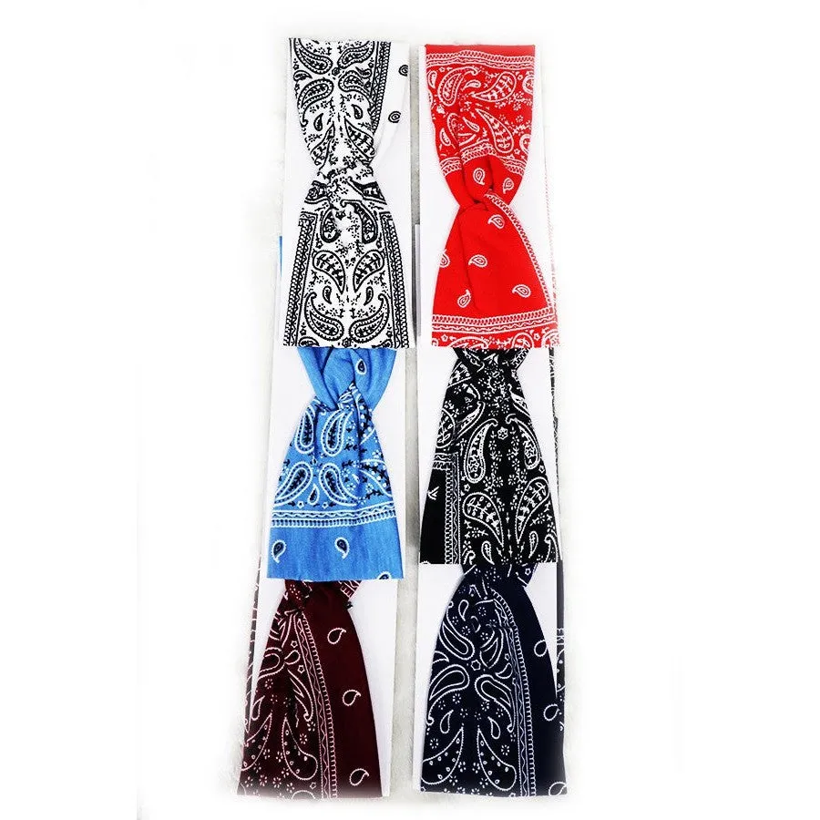 The Stretchy Bandana Headband in Variety