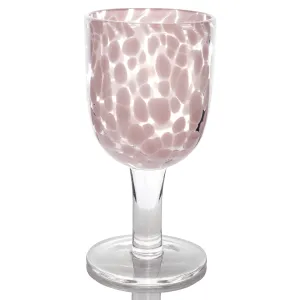 Torcello Spotted Rosa Wine Glass, Multiple Colors