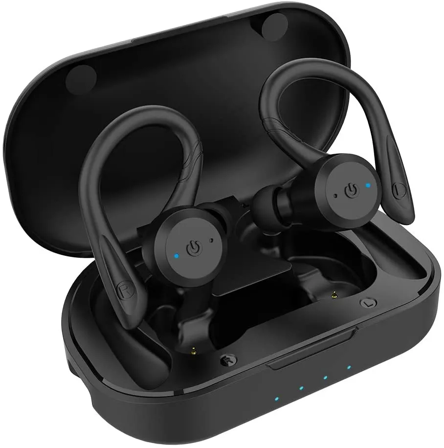 TWS IPX7 Bluetooth Wireless Headphones with Charging Case