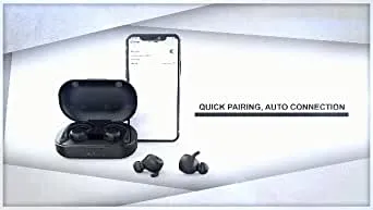 TWS IPX7 Bluetooth Wireless Headphones with Charging Case