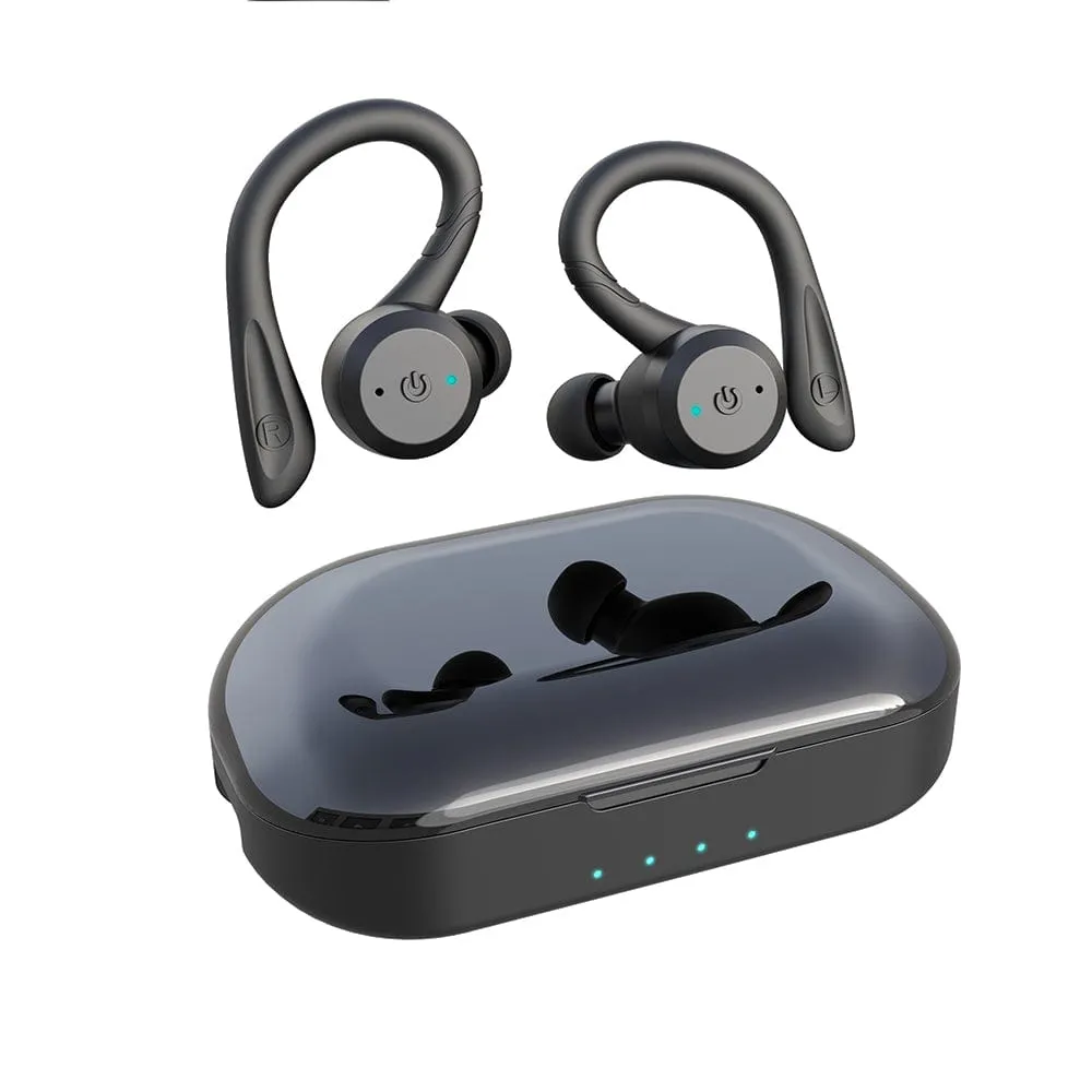 TWS IPX7 Bluetooth Wireless Headphones with Charging Case
