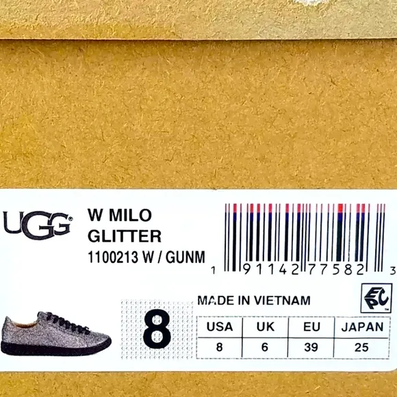 UGG® Women's Milo Glitter Sneakers Size 7 &amp; 8 - NIB