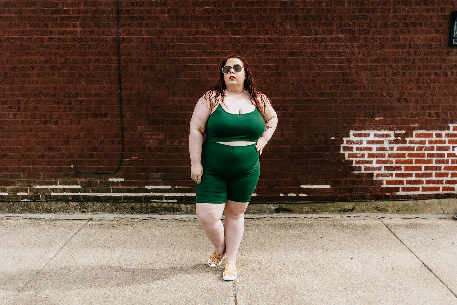 vada winter bralette in evergreen