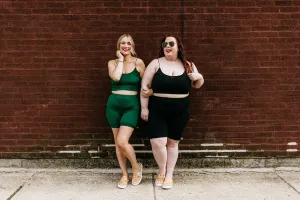 vada winter bralette in evergreen