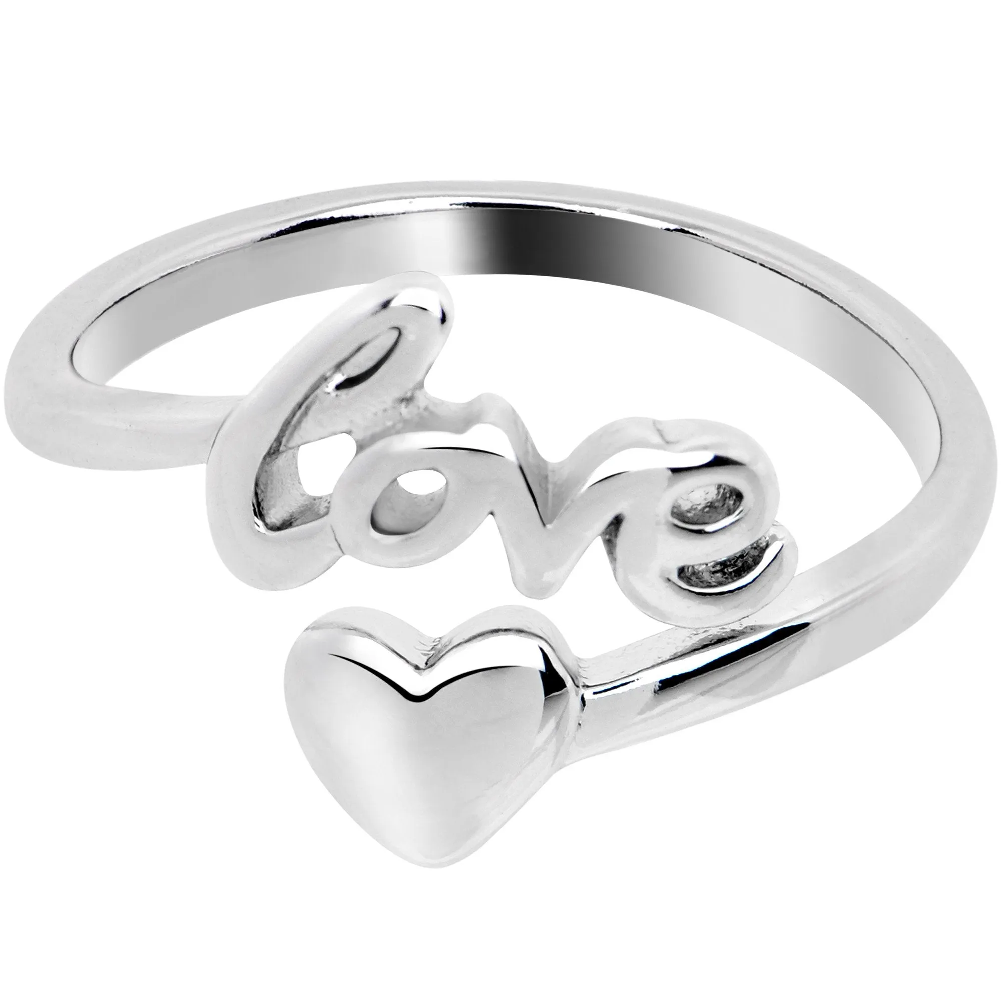 Valentines Day Lots of Love Heart Toe Ring