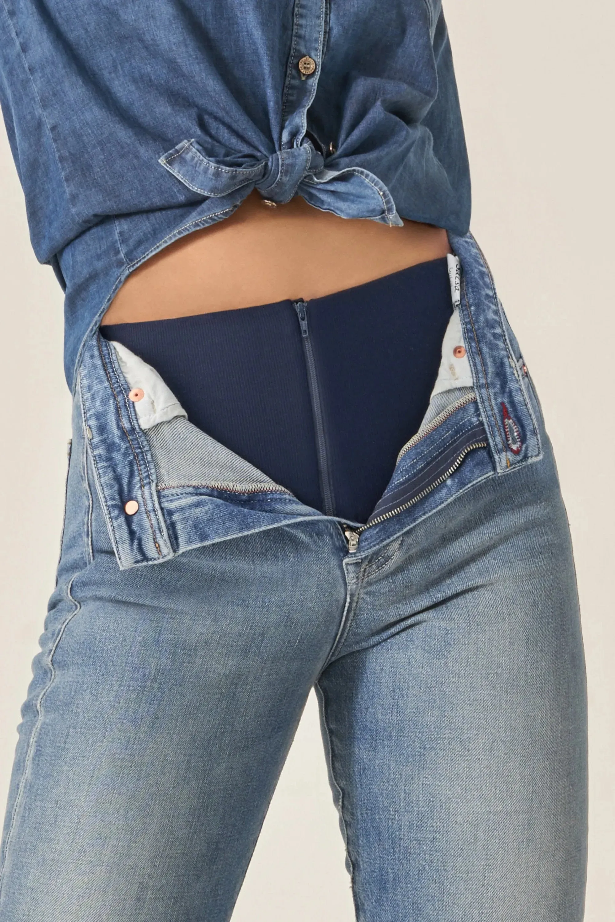 VAQUEROS ELEGANT CAPRI CON LAVADO VINTAGE