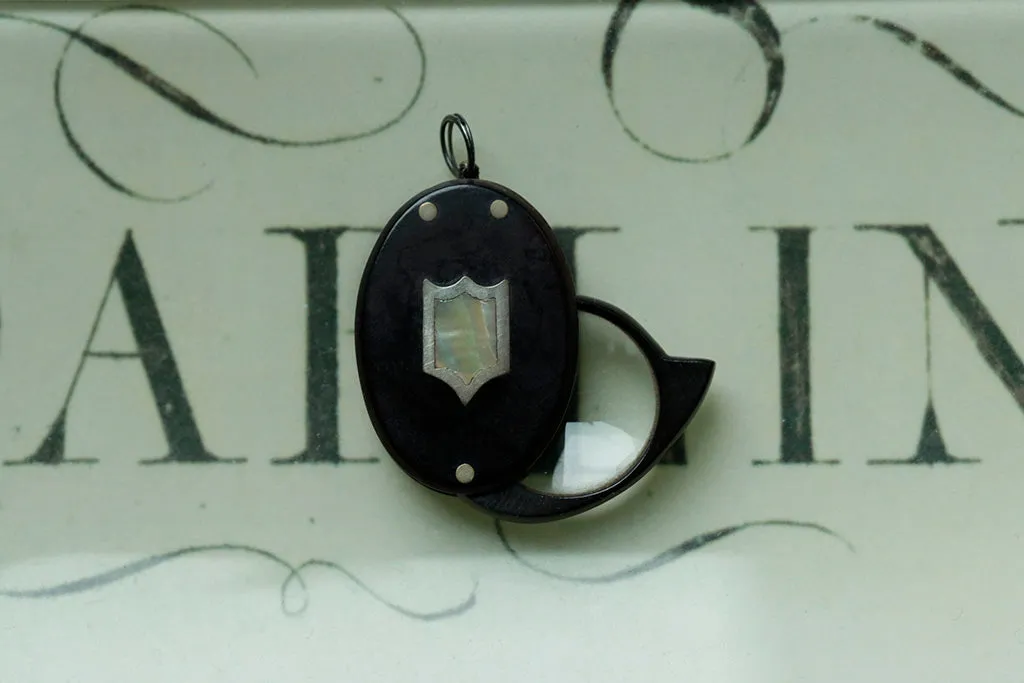 Victorian Folding Magnifying Loupe