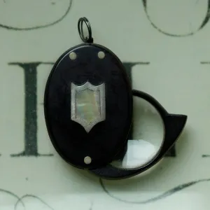 Victorian Folding Magnifying Loupe